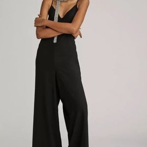 Anthropologie Sweetheart Wide Leg Jumpsuit